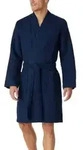 Schiesser Waffle Bathrobe Dunkelblau Baumwolle Small Herren