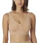 Schiesser BH Soft Removable Pads Bra Beige Polyamid 3XL Damen