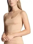 Calida Natural Comfort Tank Top Rounded Neck Beige Baumwolle Large Damen
