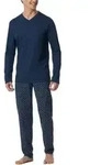 Schiesser Casual Essentials Long Sleeve Pyjamas Marine Baumwolle Small Herren