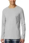 Schiesser Mix and Relax Long Sleeve Grau Baumwolle Small Herren