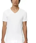Marc O Polo Men V-Neck Shirts 2P Wei&szlig; Baumwolle Large Herren