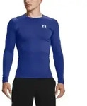 Under Armour HeatGear LS Compression Shirt Royalblau 3XL Herren