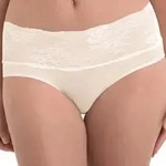 Anita Essential High Waist Lace Briefs Elfenbein Small Damen
