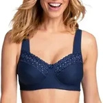 Miss Mary Broderie Anglais Soft Bra BH Dunkelblau C 100 Damen