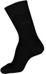 BOSS Business Mercerized Cotton George Finest Sock Schwarz mercerisierte...