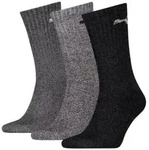 Puma 3P Sport Crew Socks Dunkelgrau Gr 47/49