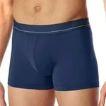 Schiesser Pure Micro Shorts Plain Dunkelblau Small Herren