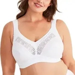 Swegmark BH Cotton Star Soft Bra Wei&szlig; Baumwolle B 100 Damen