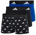 adidas 3P Active Flex Cotton Trunk Schwarz Muster Baumwolle Small Herren