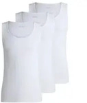 BOSS 3P Tank Top RibClassic Wei&szlig; Baumwolle Large Herren