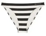 Marc O Polo Stripe Bikini Brief Wei&szlig;/Schwarz Large Damen
