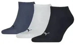 Puma 3P Sneaker Socks Marine/Grau Gr 35/38