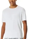 Schiesser Mix and Relax Men Short Sleeve Shirt Wei&szlig; Baumwolle Small Herren