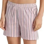 Calida Favourites Sleep Shorts Rosa gestreift Baumwolle Large Damen