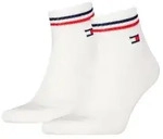 Tommy Men Uni TJ Iconic Quarter Socks 2P Wei&szlig; Gr 35/38