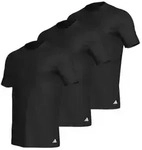 adidas 3P Active Core Cotton Crew Neck T-Shirt Schwarz Baumwolle Small Herren