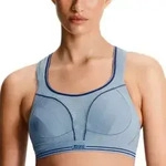 Shock Absorber BH Ultimate Run Bra Blau/Hellblau Polyamid G 70 Damen