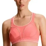 Shock Absorber BH Ultimate Run Bra Rosa/Wei&szlig; Polyamid G 70 Damen