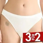 Sloggi 2P GO Sense High Leg Briefs Elfenbein Modal Large Damen