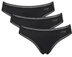 Sloggi 3P GO Crush Mini Briefs Schwarz Baumwolle X-Small Damen