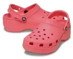Crocs Classic Platform Clog Himbeerrot US W10 (EU 41-42) Damen