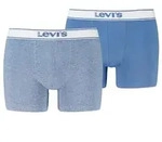 Levis 2P Base Vintage Boxer Blau/Hellblau Baumwolle Large Herren