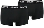 Levis 2P Base Trunk Schwarz Baumwolle Large Herren