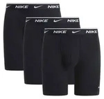 Nike 3P Essentials Cotton Stretch Boxer Long Schwarz Baumwolle Large Herren
