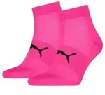 Puma 2P Sport Light Quarter Socks Rosa Gr 35/38