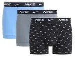 Nike 3P Everyday Essentials Cotton Stretch Trunk Blau/Grau Baumwolle Small...