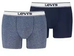 Levis 2P Base Vintage Boxer Marine/Blau Baumwolle Large Herren