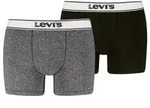 Levis 2P Base Vintage Boxer Schwarz Baumwolle Large Herren