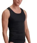 Calida Natural Cooling Tank Top Schwarz Tencel Medium Herren