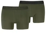 Levis 2P Men Twill Boxer Brief Khaki Baumwolle Large Herren