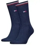 Tommy Uni TJ Iconic Crew Socks 2P Marine Gr 35/38