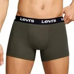 Levis 2P Repeat Logo Boxer Brief Khaki Baumwolle Medium Herren
