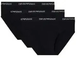 Armani Stretch Jersey Briefs 3P Schwarz Baumwolle XX-Large Herren