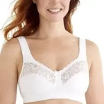 Swegmark BH True Beauty Fairtrade Soft Bra Wei&szlig; Baumwolle C 80 Damen