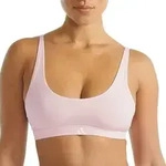 adidas BH Sport Active Essentials 3 Stripes Bralette Hellrosa Baumwolle Large Damen