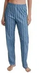 Calida Favourites Sleep Long Pants Blaugestreift Baumwolle Large Damen