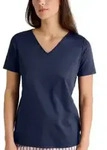 Calida Favourites Sleep Shirt Short-Sleeve Marine Baumwolle X-Large Damen