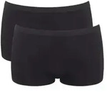 Sloggi 2P GO Sense Shorts Schwarz Modal Small Damen