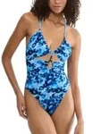 Triumph Midnight Swim Swimsuit Blau Muster B 36 Damen
