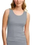 Calida True Confidence Ribbed Tank Top Grau Large Damen