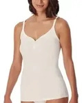 Schiesser Fine Rib Spaghetti Top Champagner Baumwolle X-Small Damen