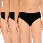 Schiesser 3P Essentials Cotton Briefs Schwarz Baumwolle 42 Damen