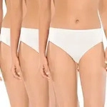 Schiesser 3P Essentials Cotton Briefs Wei&szlig; Baumwolle 36 Damen