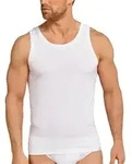 Schiesser Long Life Soft Sleeveless Shirt Wei&szlig; Small Herren
