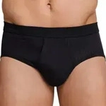 Schiesser 2P Sport Briefs With Fly Schwarz Baumwolle Small Herren